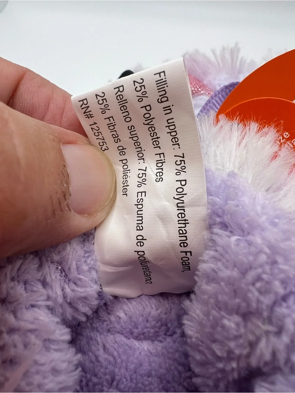 Fluffy Purple Unicorn Paw Kids Slippers - Cute Fuzzy Bedroom Shoes